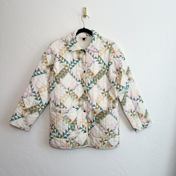 Universal‎ Thread | Quilted Patchwork Button Up Jacket Multicolor - Picture 5 of 8
